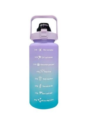 Gradient color graduated water bottle