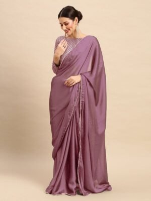 Beautiful women's saree with blouse