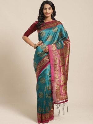 Beautiful women's saree with blouse