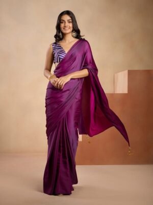 Beautiful women's saree with blouse