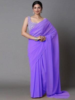 Beautiful women's saree with blouse