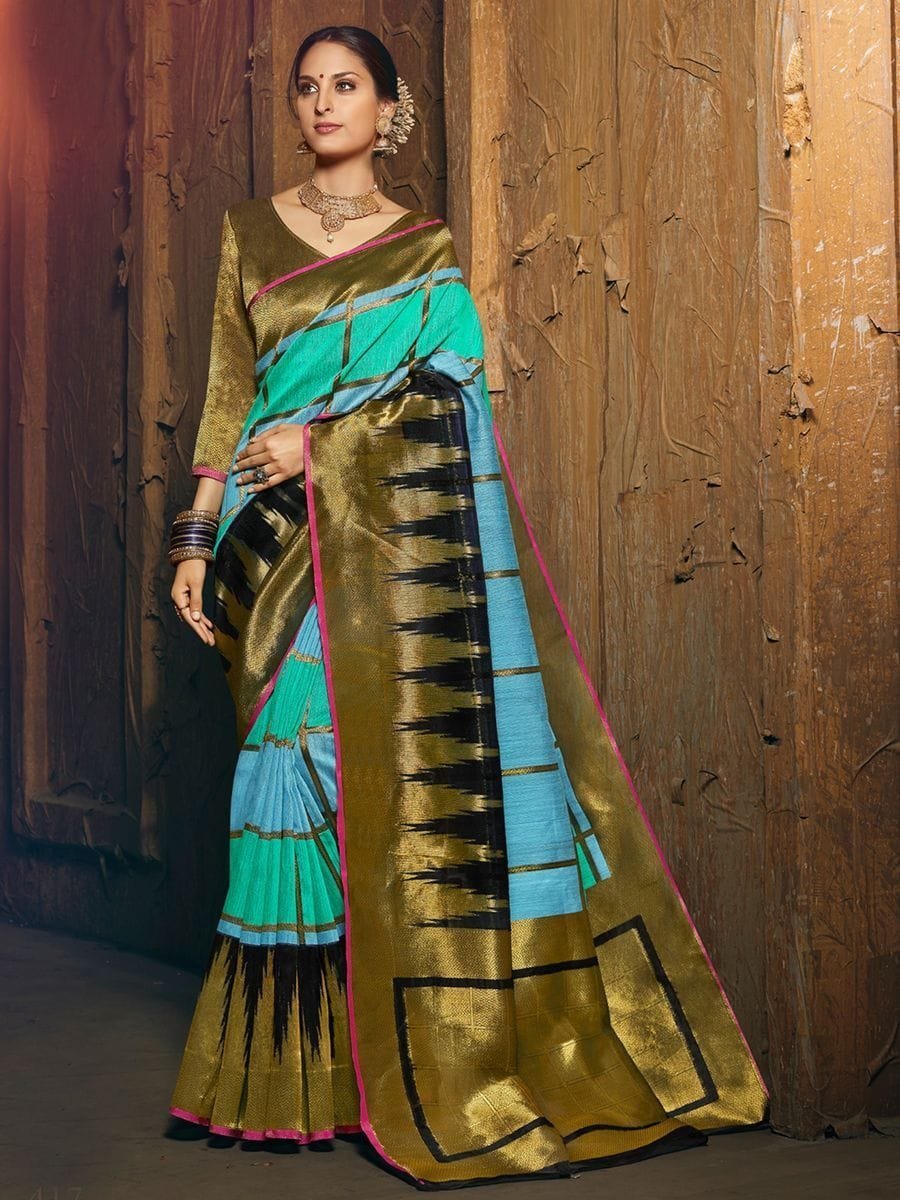 Beautiful women's saree with blouse