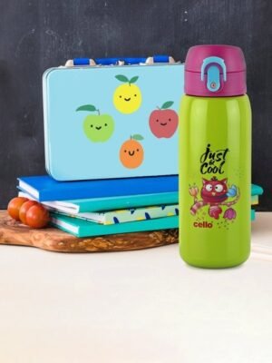 Tennessine Best Quality Cartoon Design 2 in 1 Sipper Water Bottle for school Kids Toddlers with Lock cap