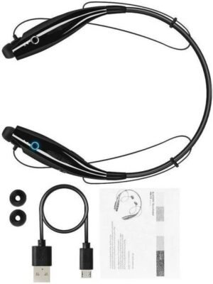 Wireless Earphone Neckband Headphones With Mic