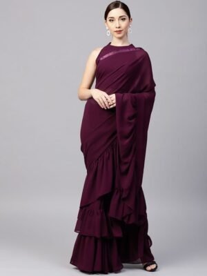 Pure Georgette Saree