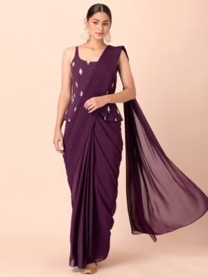 Pure Georgette saree