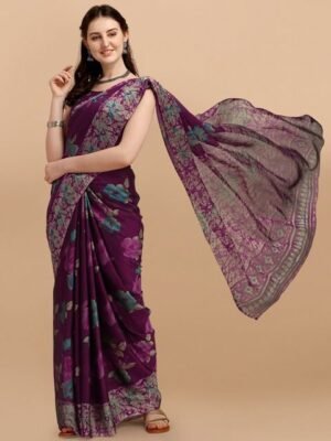 Pure Georgette saree