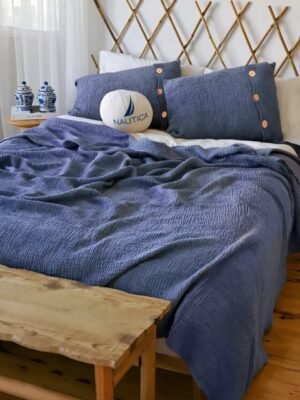 King Size Cotton Double Bedsheet With 2 Pillow Cover (Pack of 1)