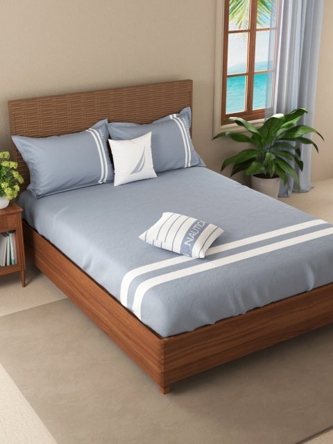 King Size Cotton Double Bedsheet With 2 Pillow Cover (Pack of 1)