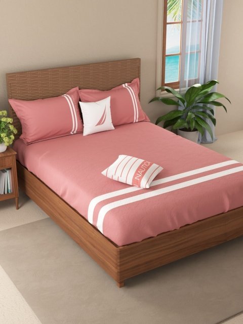 King Size Cotton Double Bedsheet With 2 Pillow Cover (Pack of 1)