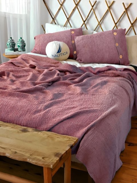 King Size Cotton Double Bedsheet With 2 Pillow Cover (Pack of 1)