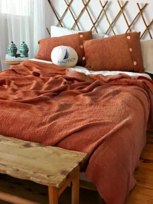 King Size Cotton Double Bedsheet With 2 Pillow Cover (Pack of 1)