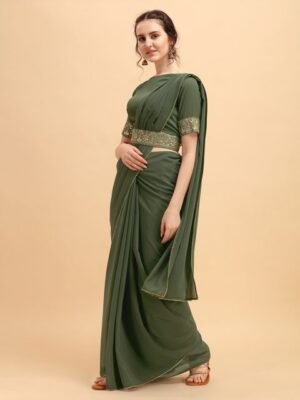 Pure Georgette saree