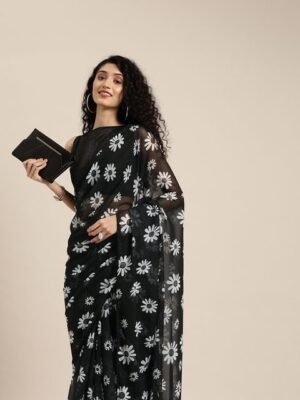 Pure Georgette saree