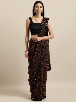 Pure Georgette saree