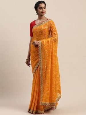 Pure Georgette saree