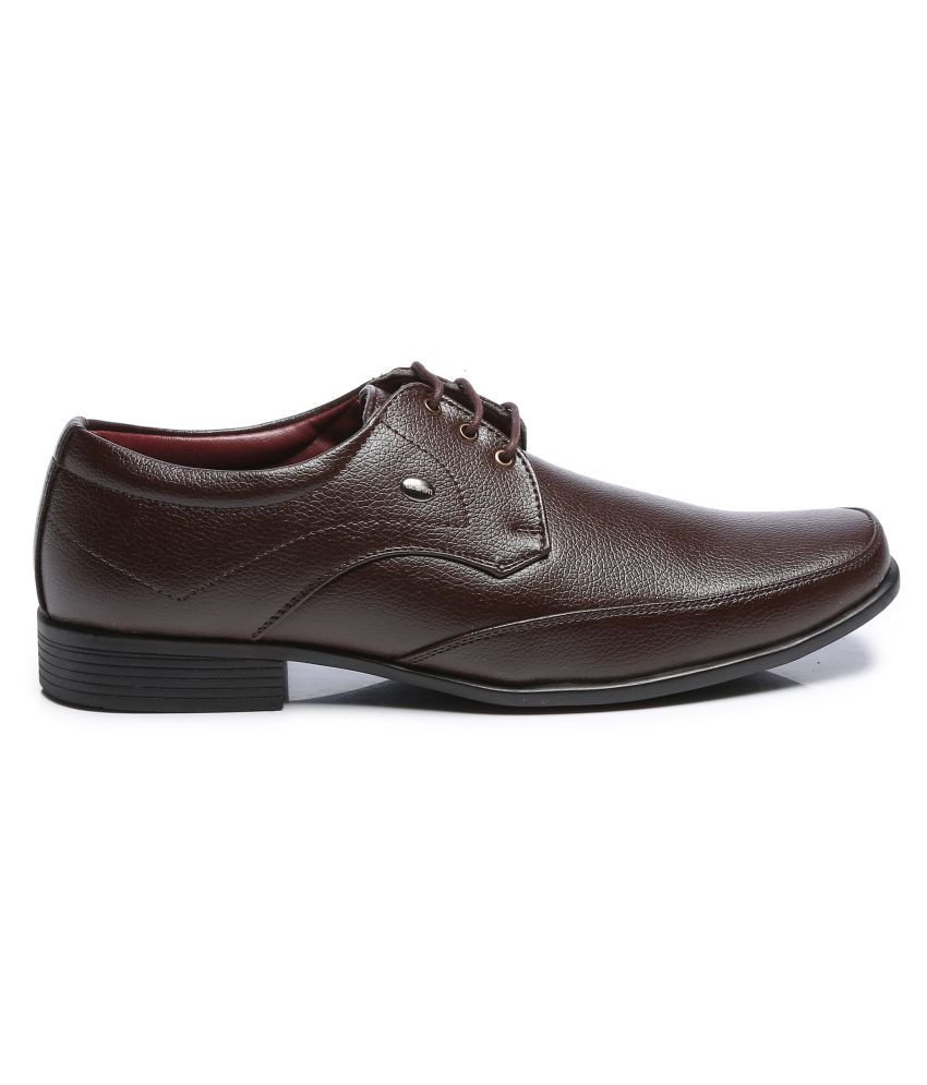 Action - Brown Men's Formal Shoes - Image 2