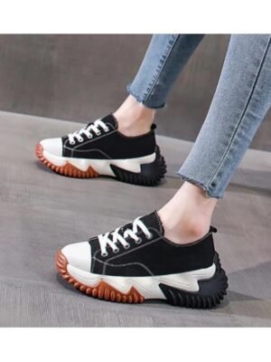 ADISO Casual Sneakers Shoes Black Men's Outdoor Shoes