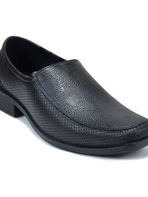 Ajanta - Black Men's Slip On Formal Shoes
