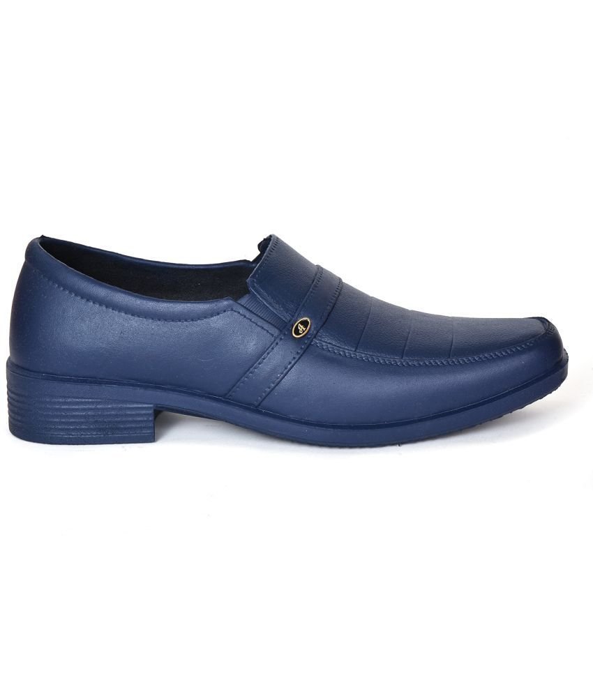 Ajanta - Blue Men's Slip On Formal Shoes - Image 2