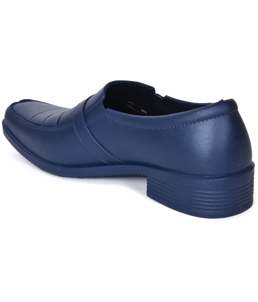 Ajanta - Blue Men's Slip On Formal Shoes - Image 3
