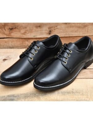 Akiko Black Men's Derby Formal Shoes