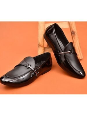 Akiko Black Men's Slip On Formal Shoes
