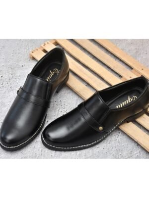 Akiko Black Men's Slip On Formal Shoes