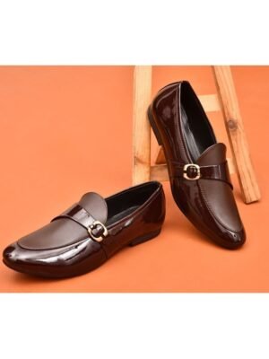 Akiko Brown Men's Mocassin Formal Shoes