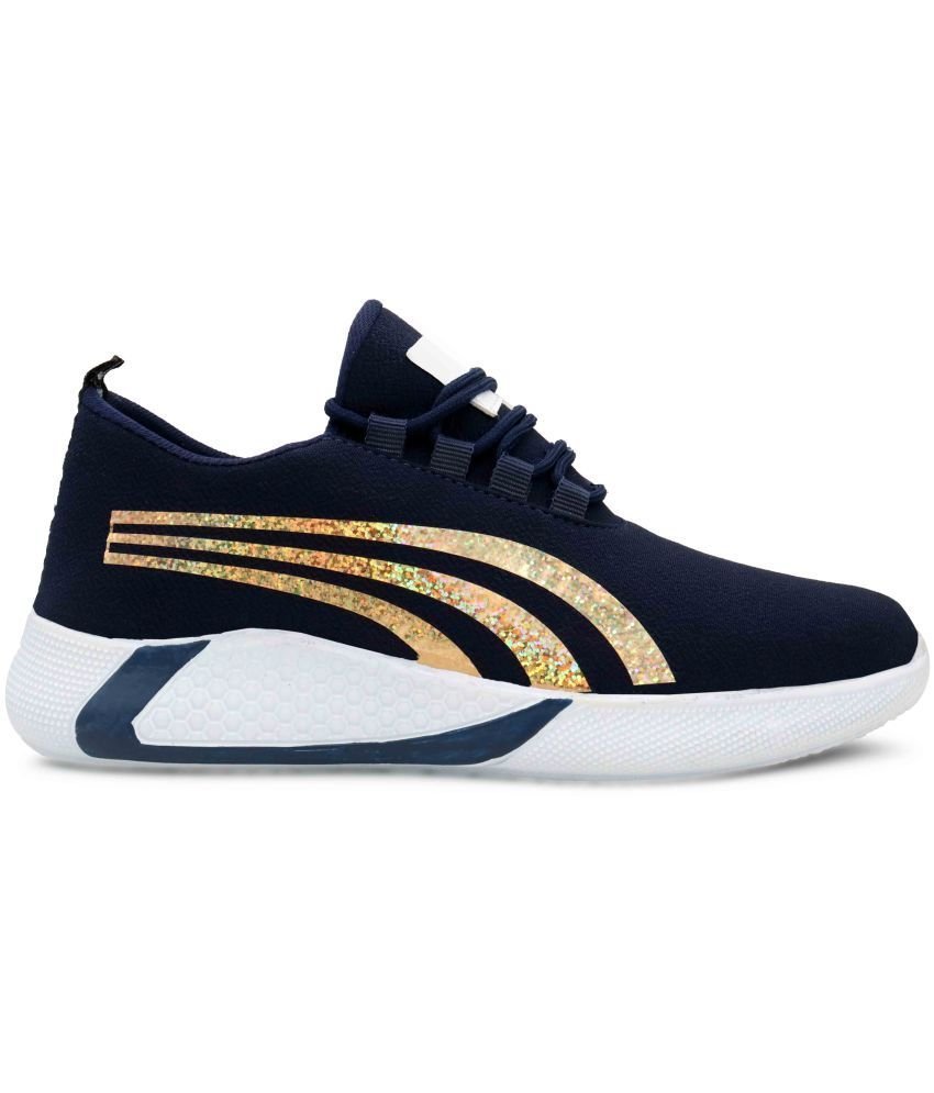 Akiko Navy Blue Men's Sneakers - Image 3