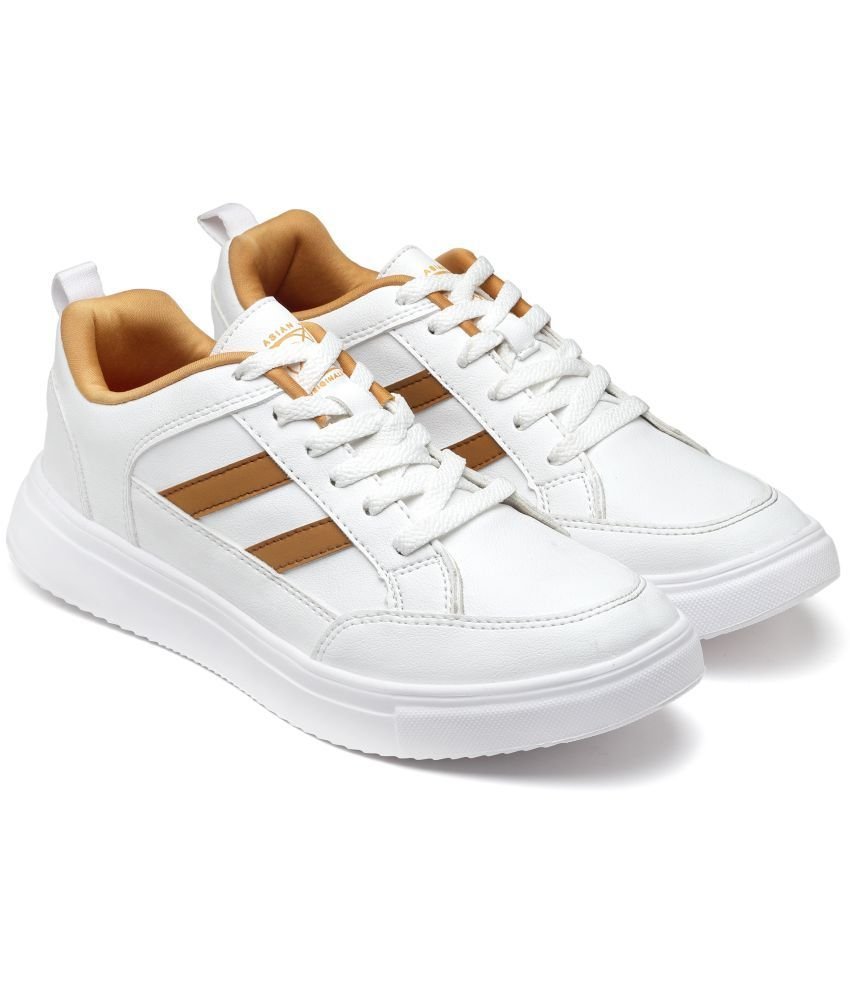 ASIAN LIGHTWEIGHT-02 Tan Men's Sneakers - Image 3