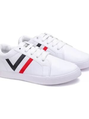 BRUTON Men's Shoes White Men's Sneakers