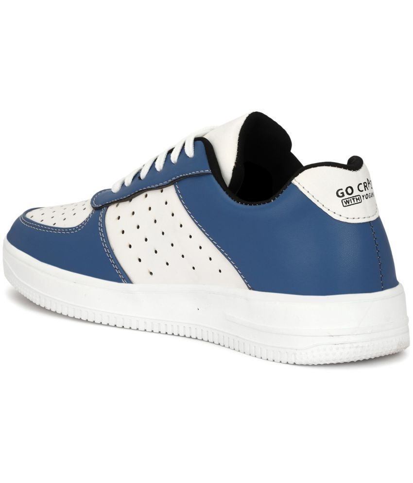 Buxton - Blue Men's Sneakers - Image 3