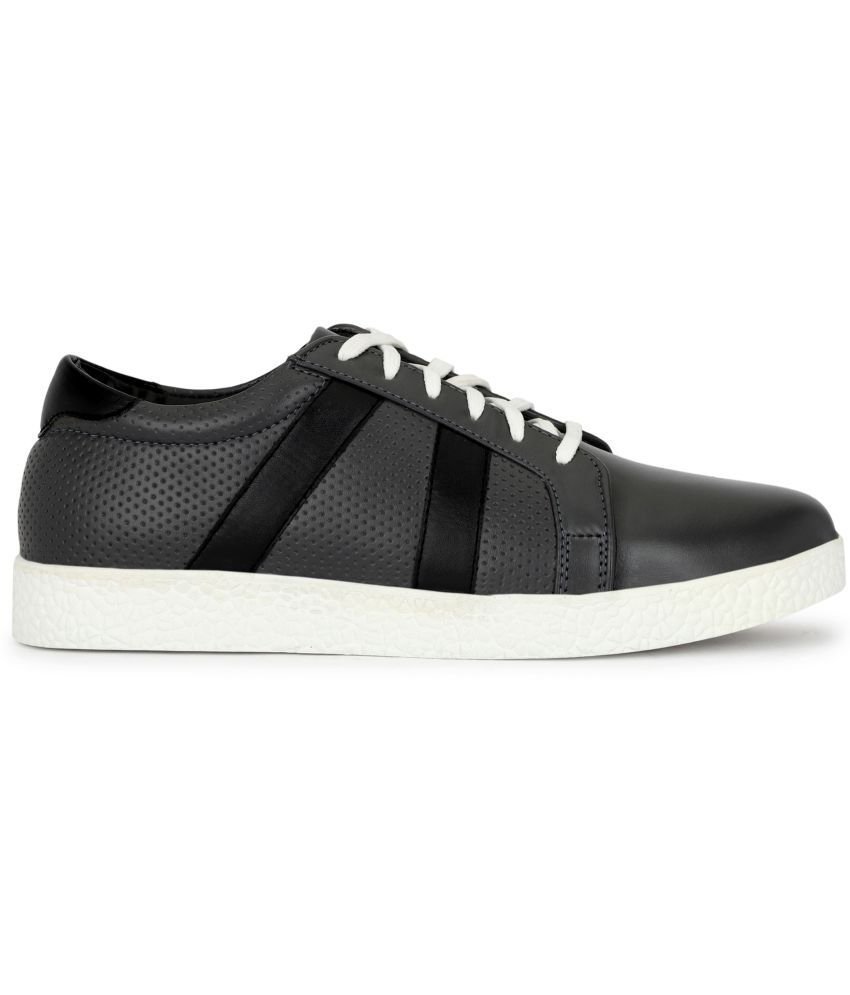 Buxton - Grey Men's Sneakers - Image 2
