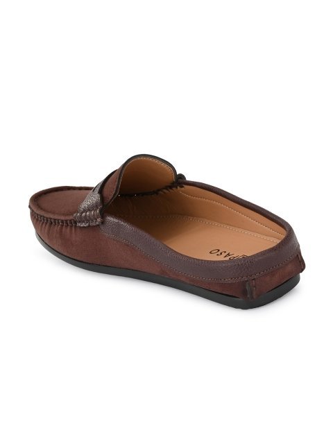 El Paso Men Brown Loafers - Image 3