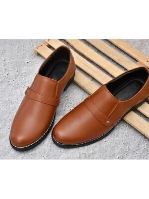 Equila Tan Men's Slip On Formal Shoes