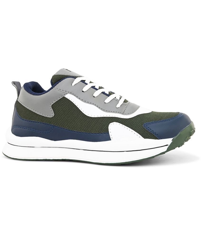 Fashion Victim Green Men's Sneakers - Image 2