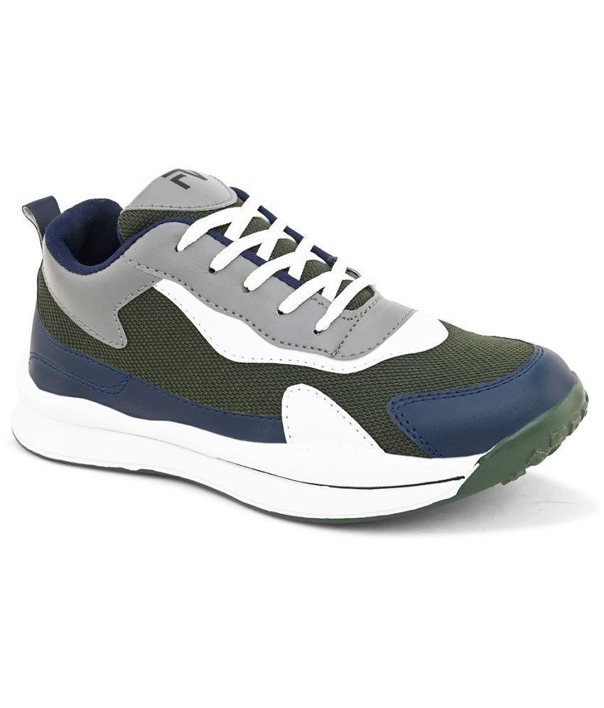 Fashion Victim Green Men's Sneakers