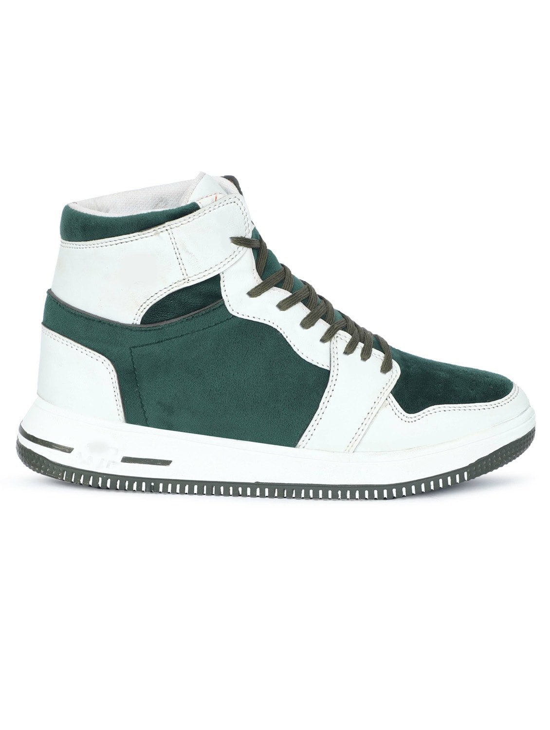 green color block lace up sneaker - Image 2