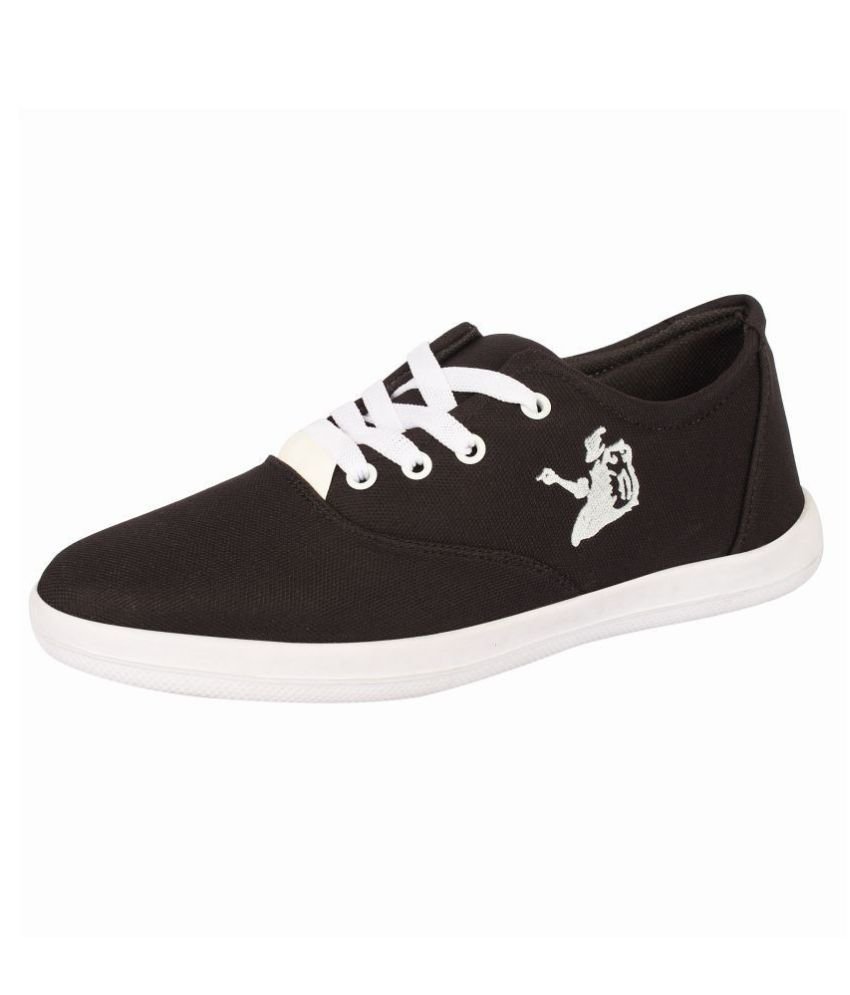 Kzaara Lifestyle Black Casual Shoes