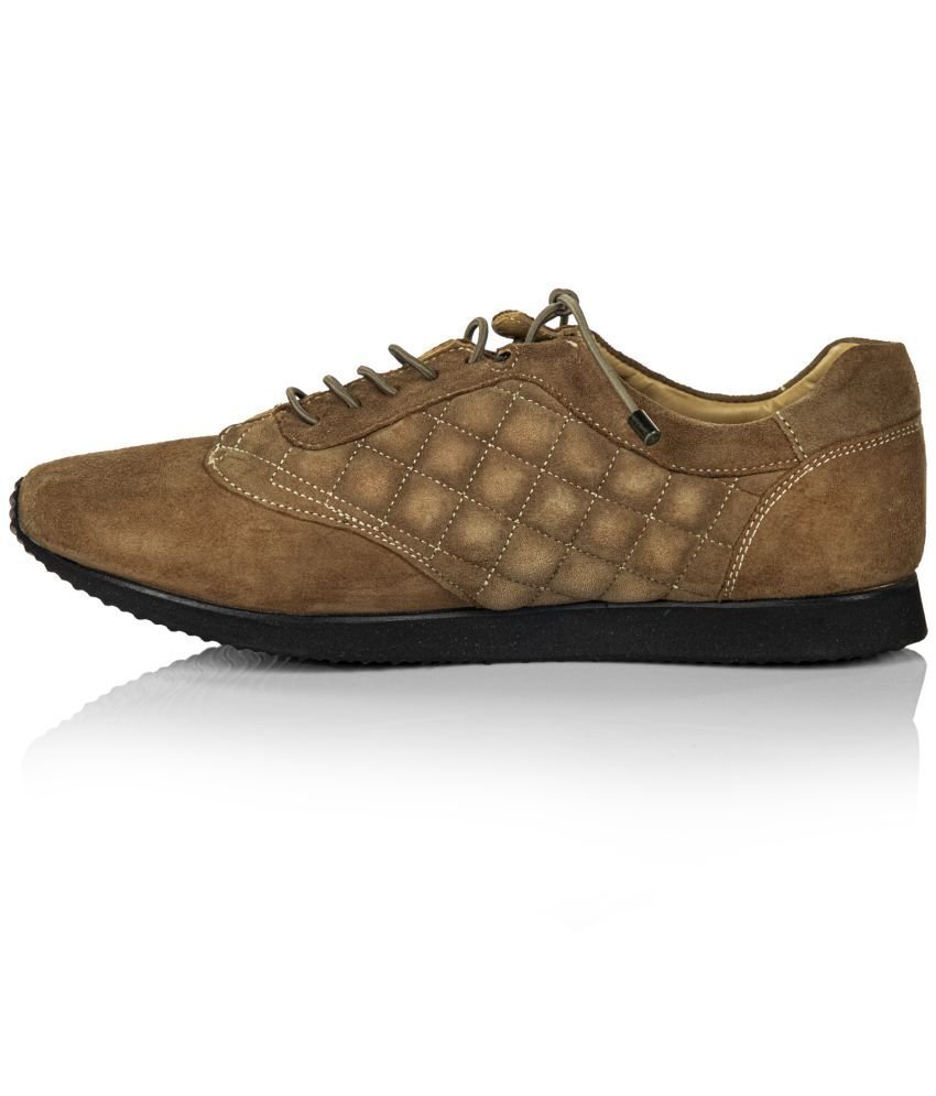 LA MARCA Beige Men's Lifestyle Shoes - Image 2