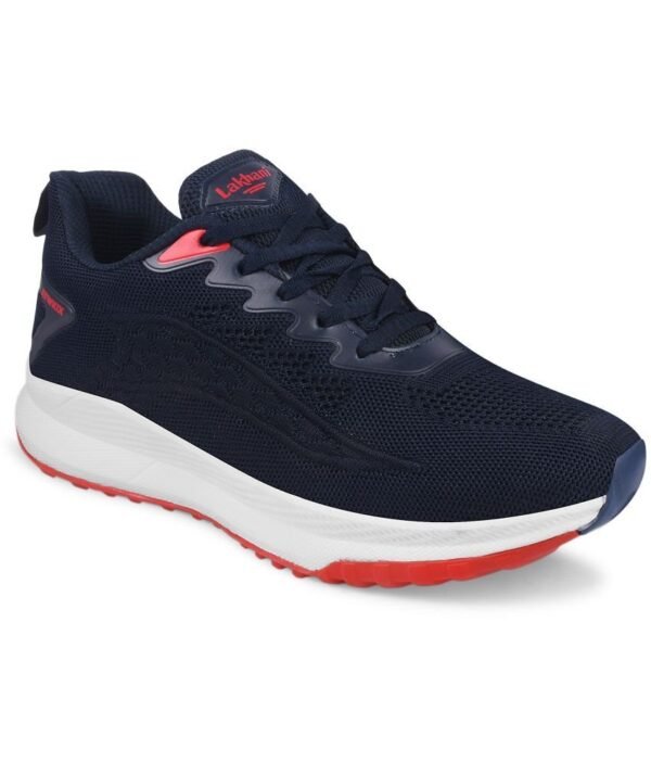 Lakhani Aashirwad E-Kick-07-Navy-Red Navy Men's Lifestyle Shoes - Image 3