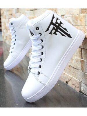 MAFLO HIGH TOPS SHOES White Men's High Tops Shoes