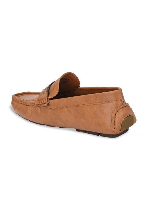 Mast & Harbour Men Tan Brown Loafers - Image 2