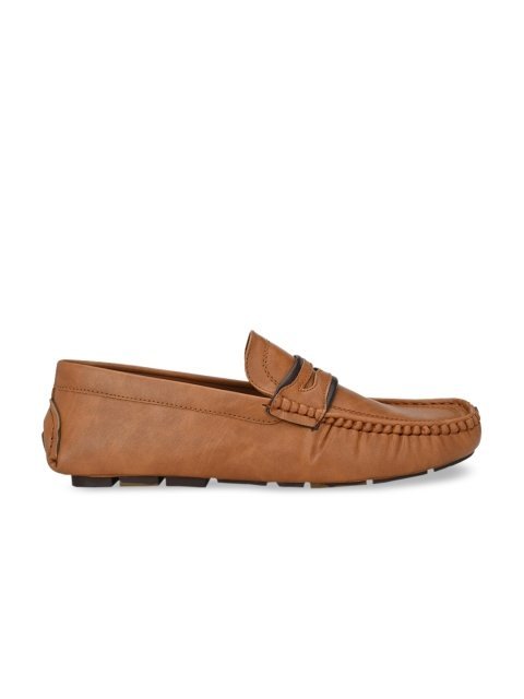 Mast & Harbour Men Tan Brown Loafers - Image 3