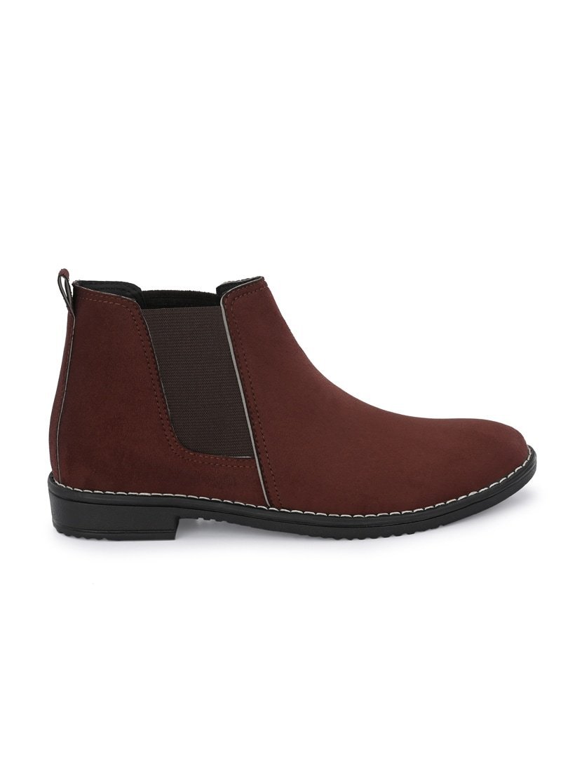 men brown slip on sneakers - Image 3