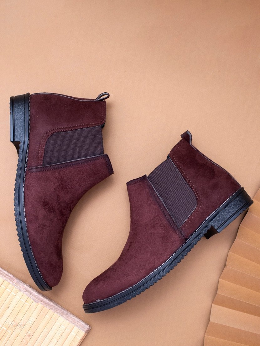 men brown slip on sneakers