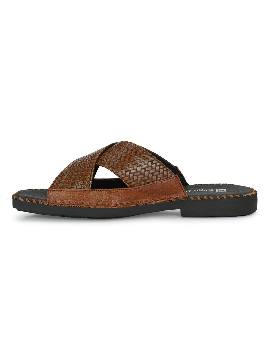 men textured tan slip on - Image 2