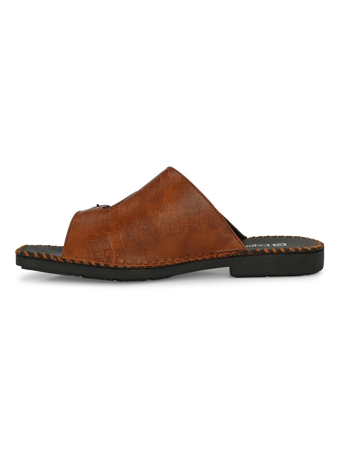 men textured tan slip on - Image 3