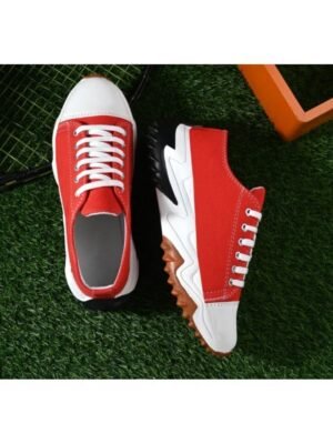 NARKI Casual Sneakers For Men Red Men's Outdoor Shoes